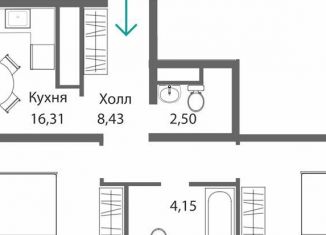 Продаю 2-комнатную квартиру, 61.6 м2, Симферополь