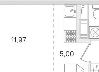 Продается квартира студия, 25.9 м2, Ленинградская область