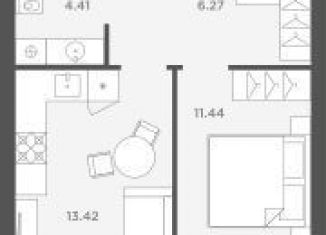 Продаю 1-комнатную квартиру, 36 м2, поселок Ласкино, Осенняя улица, 2к4