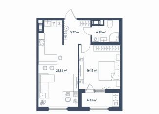 Продажа 1-комнатной квартиры, 53.8 м2, Санкт-Петербург, метро Фрунзенская