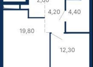 1-ком. квартира на продажу, 42.3 м2, Екатеринбург, Московская улица, 249/2, метро Геологическая