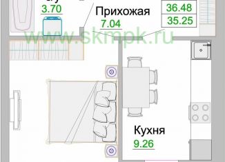 Продаю однокомнатную квартиру, 36.5 м2, Зеленоградск