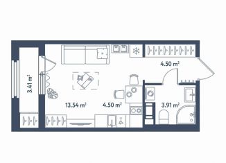 Продается квартира студия, 28.2 м2, Санкт-Петербург, метро Фрунзенская