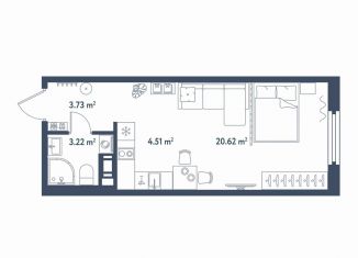 Продажа квартиры студии, 32.1 м2, Санкт-Петербург, метро Фрунзенская