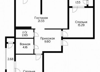 Продам 3-комнатную квартиру, 85 м2, Краснодар, Карасунский округ, улица Автолюбителей, 1Г