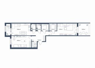 Продам 2-ком. квартиру, 94.4 м2, Санкт-Петербург, Московский район