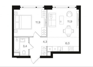 Продается однокомнатная квартира, 37.5 м2, Москва