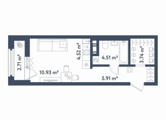 Продаю квартиру студию, 31 м2, Санкт-Петербург, метро Фрунзенская