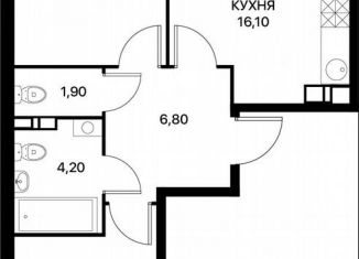 Продаю 2-ком. квартиру, 60.4 м2, Ростов-на-Дону