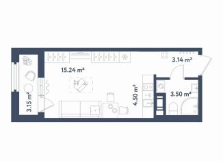 Продается квартира студия, 28 м2, Санкт-Петербург, муниципальный округ Московская Застава