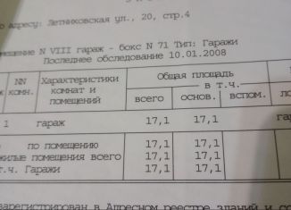 Сдам в аренду гараж, 17 м2, Москва, Летниковская улица, 20с4, метро Павелецкая