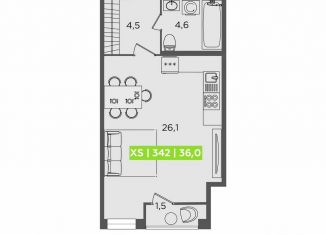 Продается квартира студия, 36 м2, Санкт-Петербург, метро Комендантский проспект, Планерная улица, 87к1