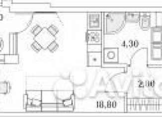 Продается квартира студия, 33.3 м2, Санкт-Петербург, Планерная улица, 99, метро Комендантский проспект