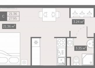 Продается квартира студия, 28 м2, Санкт-Петербург, Невский район