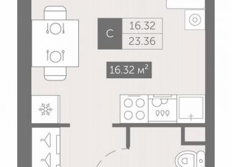 Квартира на продажу студия, 23.4 м2, Санкт-Петербург, Невский район