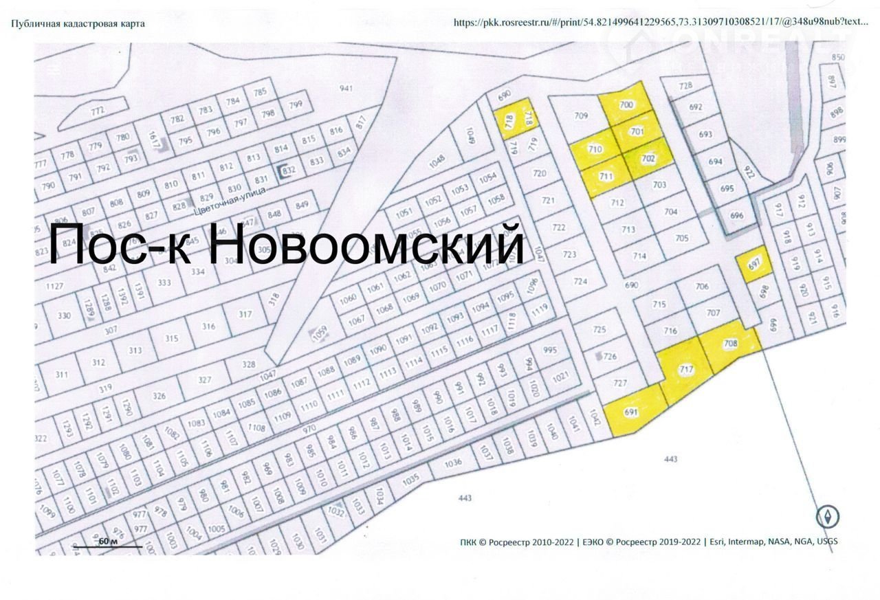 Новоомский поселок омская область карта